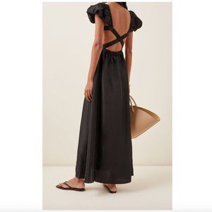 SIR. THE LABEL Valetta Silk Taffeta Maxi Dress - SZ S